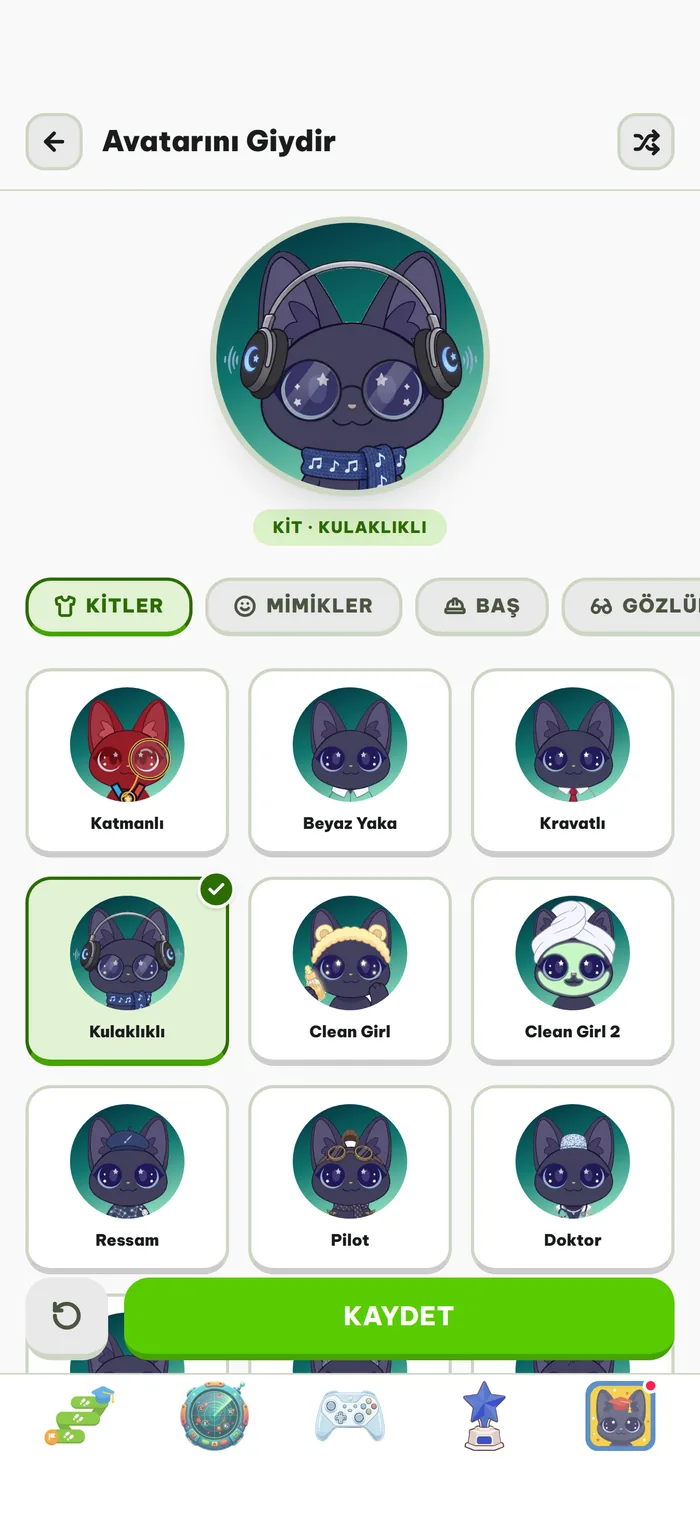Avatar gardırobu