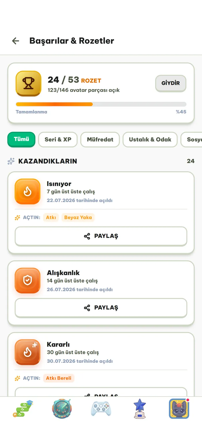 Başarımlar
