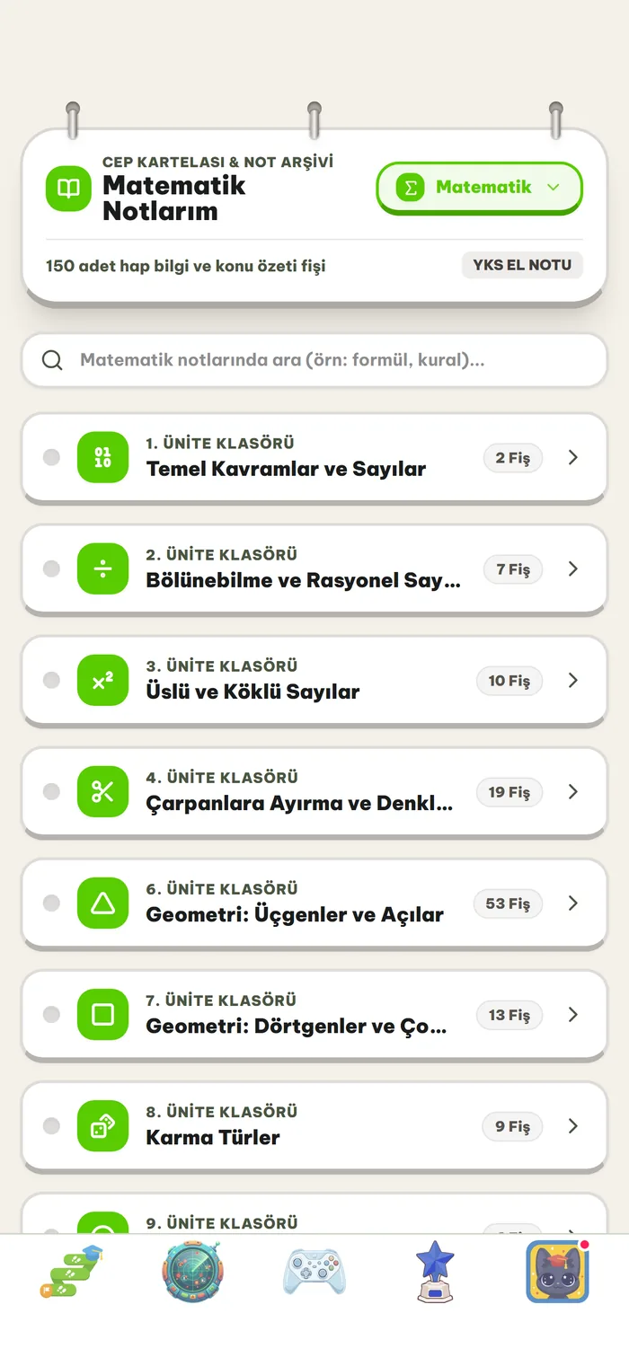 Ders notları